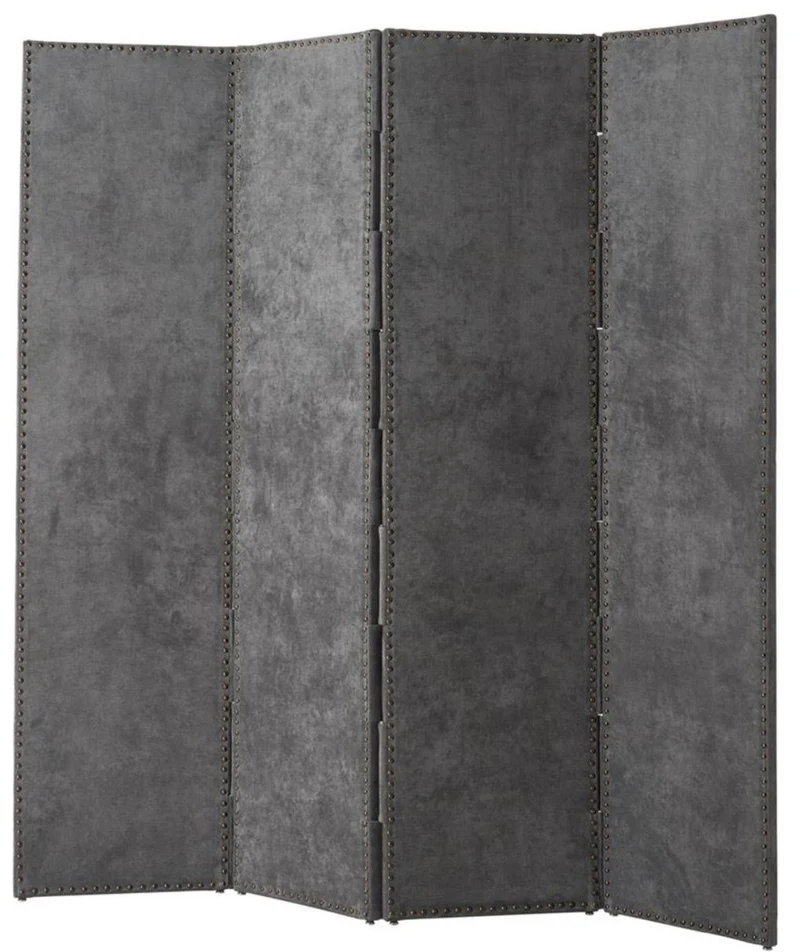 Casa Padrino Luxus Wohnzimmer Raumteiler Hellgrau 180 x H. 180 cm - Limited Edition