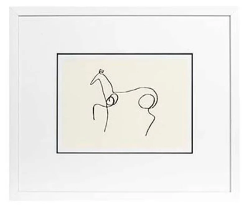 Casa Padrino Bilder 2er Set Picasso 65 x H. 154 cm - Luxus Hotel Dekoration