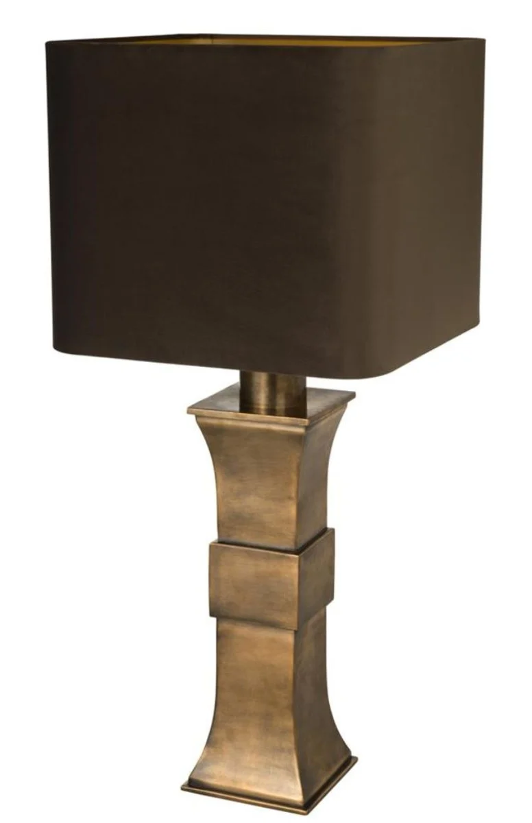 Casa Padrino Luxus Messing Tischleuchte - Hotel Restaurant Tischlampe