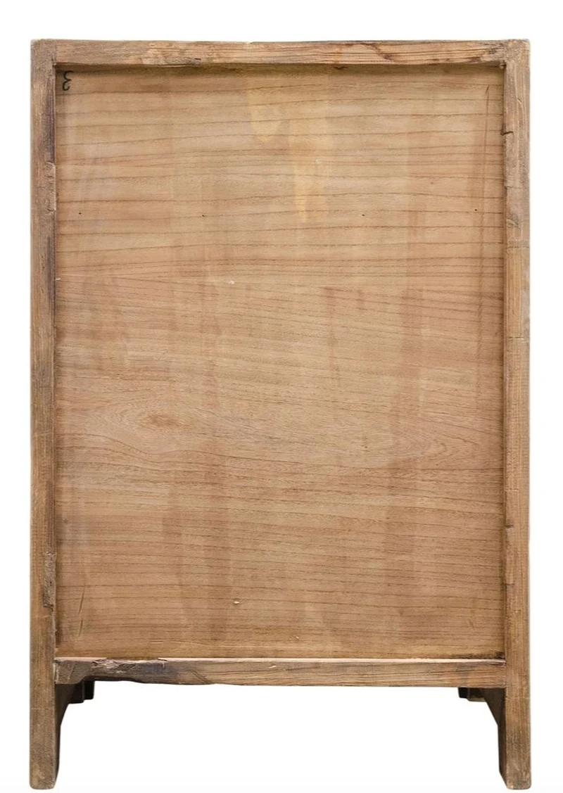 Casa Padrino Landhausstil Kommode aus Kiefernholz, Naturfarben, 50 x 40 x H. 75 cm