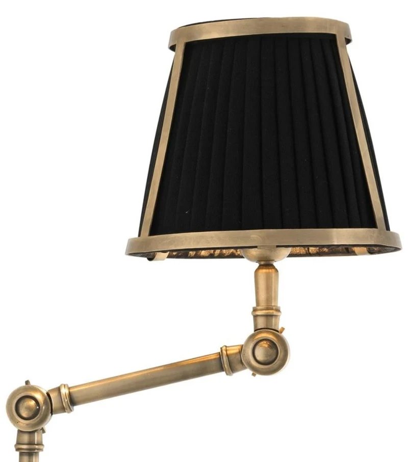 Casa Padrino Luxus Wandleuchte Antik Messing 29 x 17 x H. 77 cm - Hotel Restaurant Kollektion