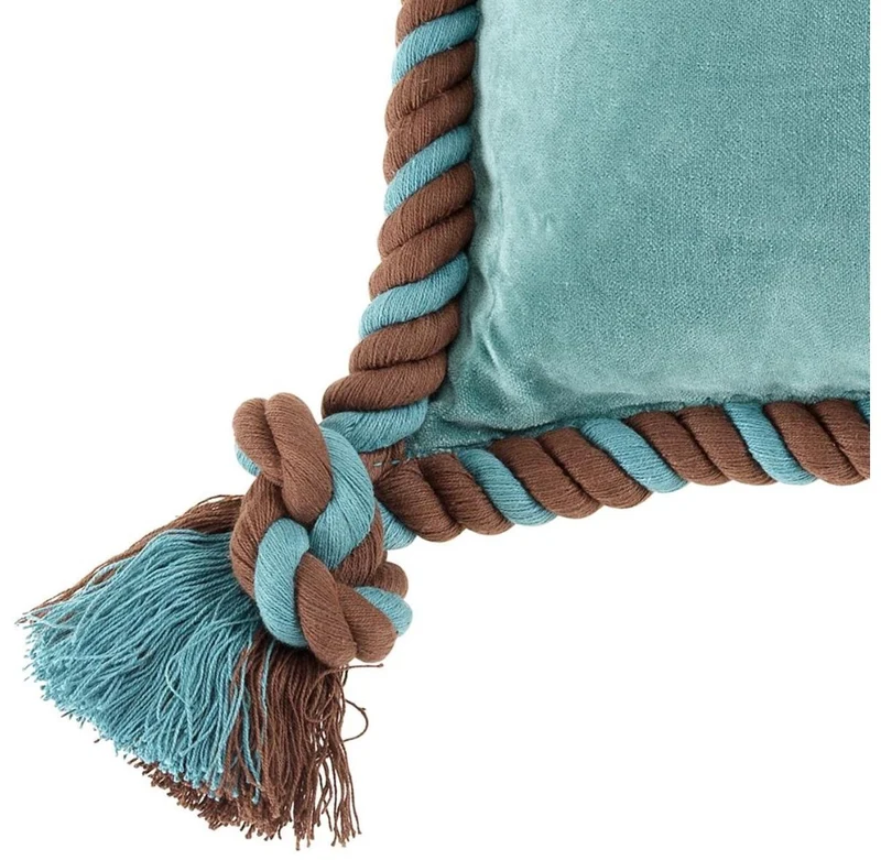 Casa Padrino Zierkissen 3er Set aqua blau - Luxus Wohnzimmer / Hotel Kollektion