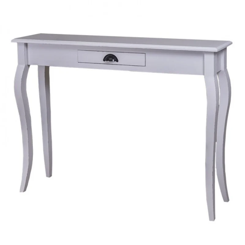 Casa Padrino Barock Konsole mit 1 Schublade 120 cm - Konsolentisch Landhaus Stil Sideboard Schrank Wandkonsole