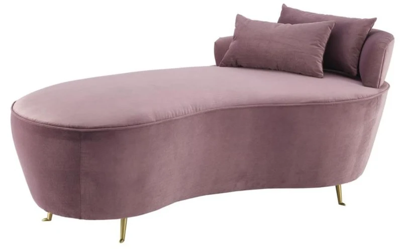 Casa Padrino Designer Sofa Lila 162 x 79 x H. 66 cm - Luxus Möbel