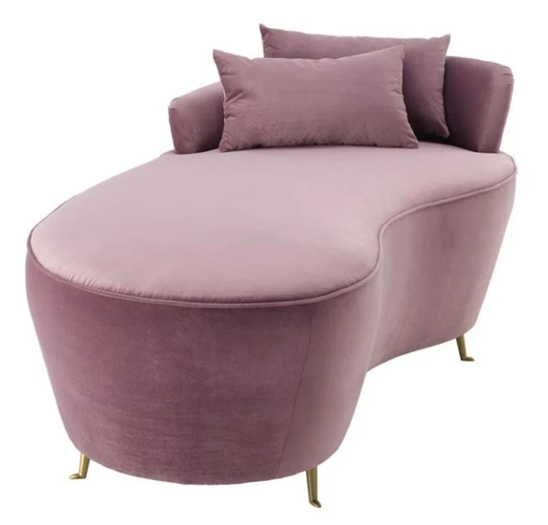 Casa Padrino Designer Sofa Lila 162 x 79 x H. 66 cm - Luxus Möbel