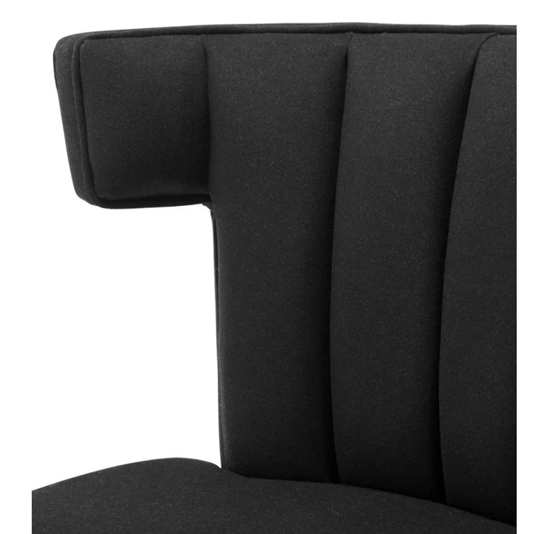 Casa Padrino Luxus Sessel Schwarz - Designer Möbel