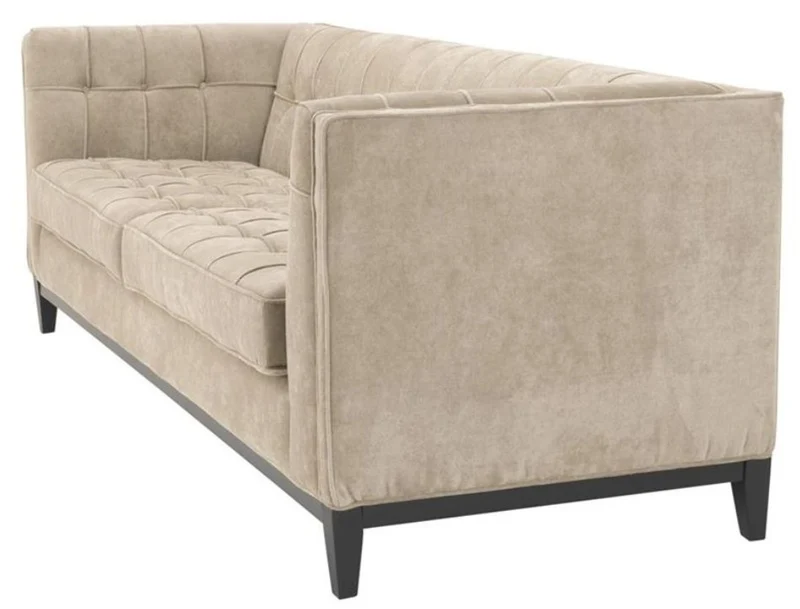 Casa Padrino Luxus Sofa Greige 230 x 81 x H. 78 cm - Luxus Kollektion