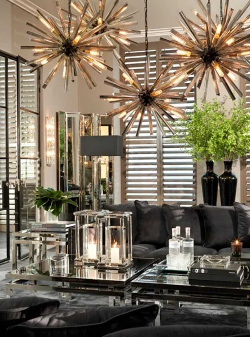 Casa Padrino Designer Raumteiler Silber 150 x H. 220 cm - Luxus Qualität