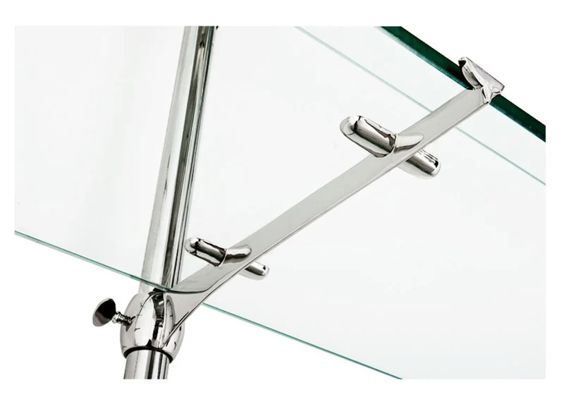 Casa Padrino Designer Wandregal Silber 100 x 41 x H. 240 cm - Luxus Wohnzimmer Möbel