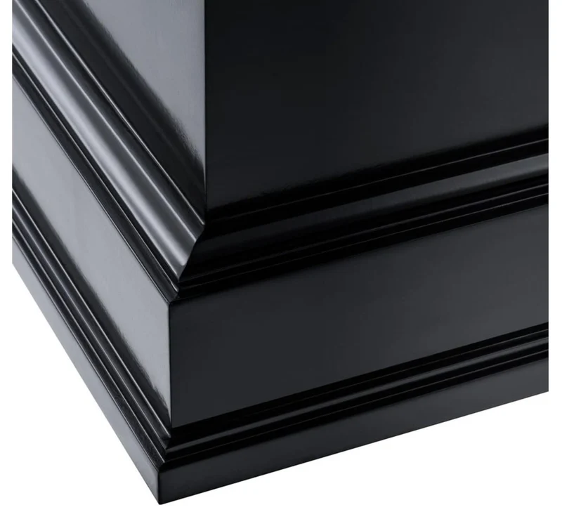 Casa Padrino Luxus Sockel für Deko Objekte schwarz 63 x 43 x H. 36 cm - Limited Edition