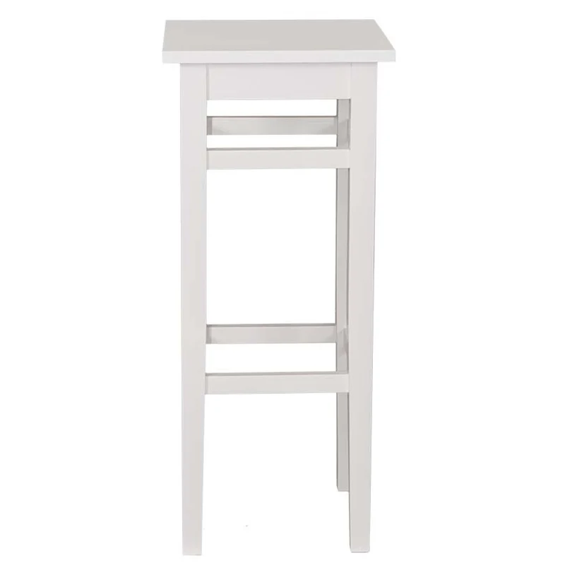 Casa Padrino Landhaus Stil Bar Hocker Massivholz - Shabby Chic Landhaus Stil Barhocker Bar Stuhl