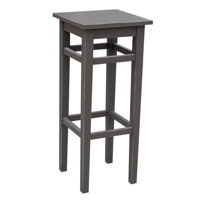 Casa Padrino Landhaus Stil Bar Hocker Massivholz - Shabby Chic Landhaus Stil Barhocker Bar Stuhl