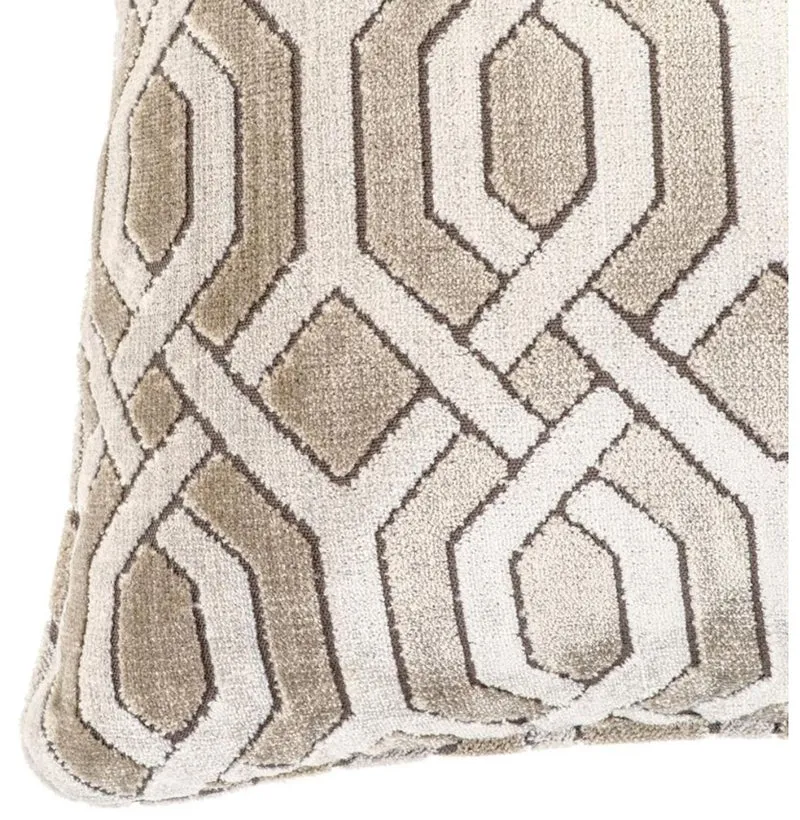 Casa Padrino Deko Zierkissen Grau 60 x 60 cm - Luxus Wohnzimmer Accessoires