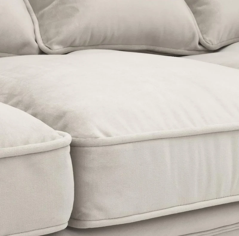 Casa Padrino Luxus Designer 3er Sofa Grau - Luxus Hotel Möbel