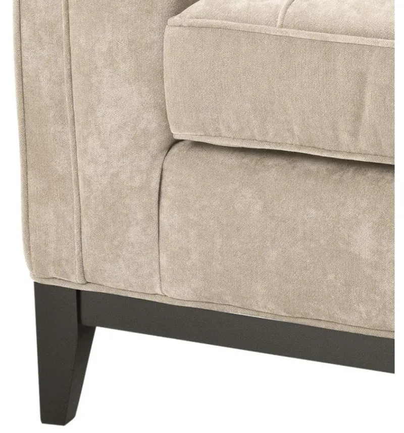 Casa Padrino Luxus Sessel Greige 94 x 82 x H. 77 cm - Hotel Kollektion