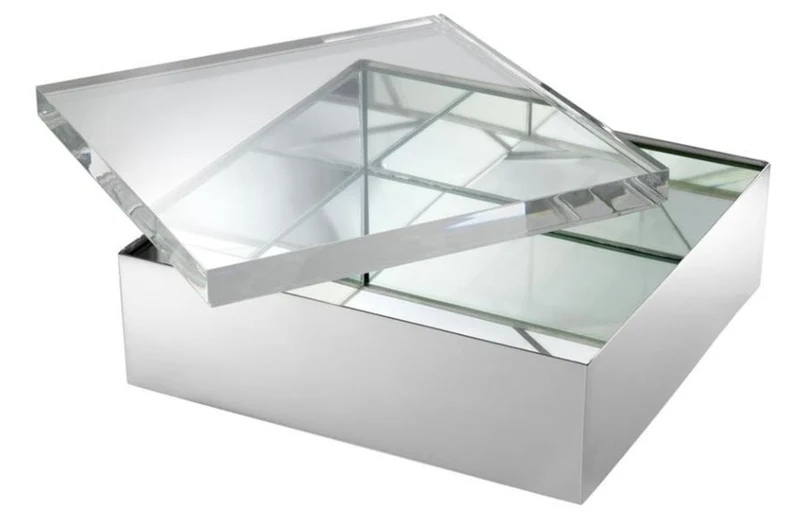 Casa Padrino Designer Box mit Deckel - Luxus Dekoration