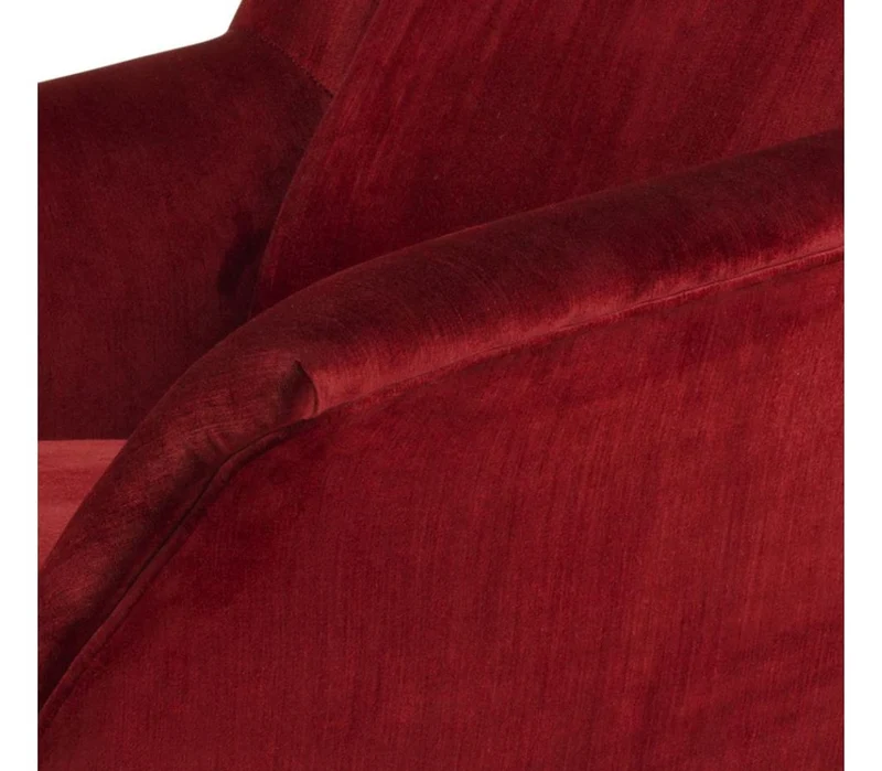 Casa Padrino Luxus Sessel Rot 88 x 80 x H. 91 cm - Designer Club Möbel