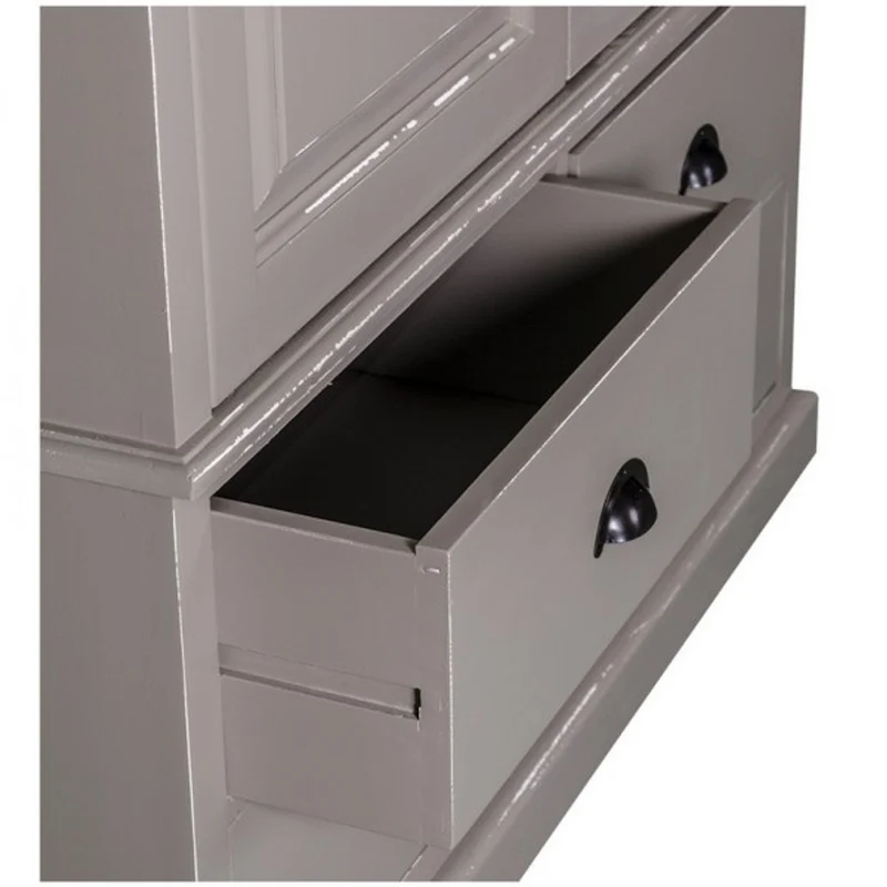 Casa Padrino Landhaus Stil Kleiderschrank - Kleider Schrank Shabby H 197 cm B 120 cm T 59 cm