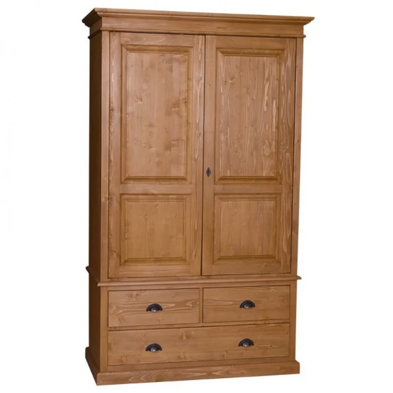 Casa Padrino Landhaus Stil Kleiderschrank - Kleider Schrank Shabby H 197 cm B 120 cm T 59 cm