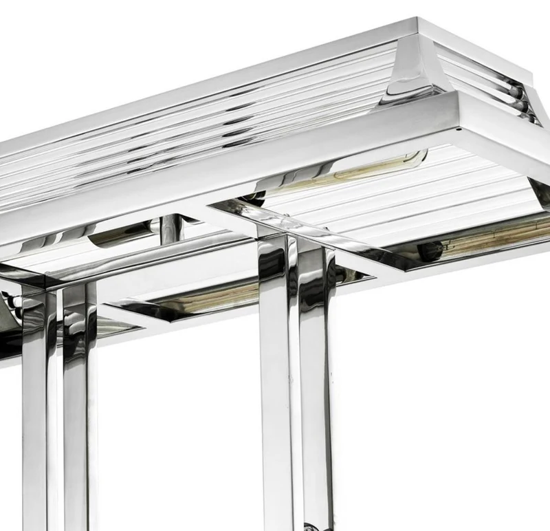 Casa Padrino Luxus Schreibtischleuchte im edlen Design Silber 69 x 29 x H. 40 cm