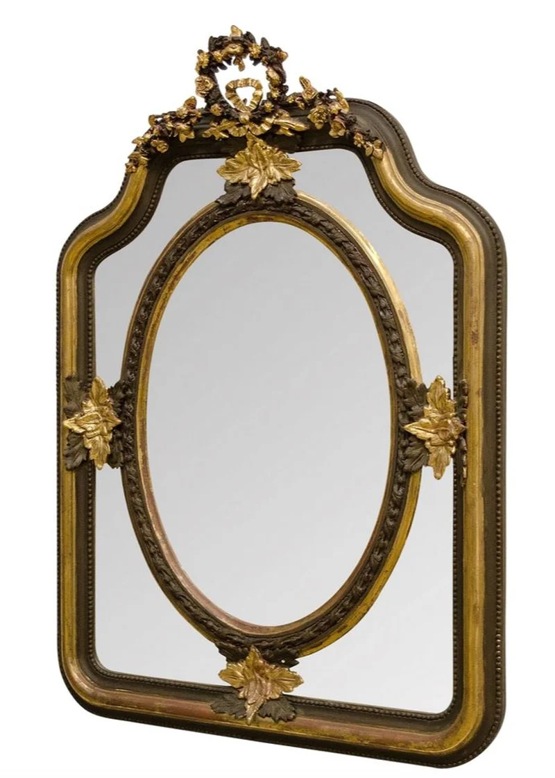 Casa Padrino Barock Spiegel Gold 90 x H. 120 cm - Antik Stil Wohnzimmermöbel