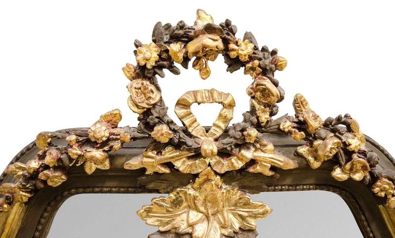 Casa Padrino Barock Spiegel Gold 90 x H. 120 cm - Antik Stil Wohnzimmermöbel