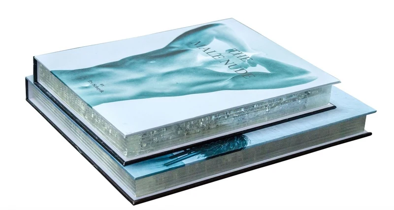 Casa Padrino Luxus Tischleuchte im Bücher Design Männer 31 x 7,5 x H. 26,5 cm - LED Tischlampe