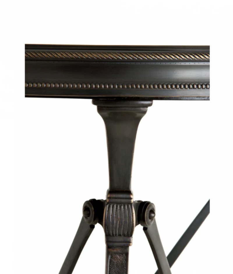 Casa Padrino Luxus Art Deco Designer Beistelltisch in Anthrazit - 52 x H. 70 cm