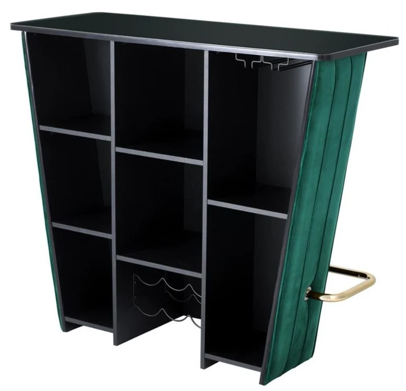 Casa Padrino Luxus Barschrank 120 x 48 x H. 104,5 cm - Hotel Möbel