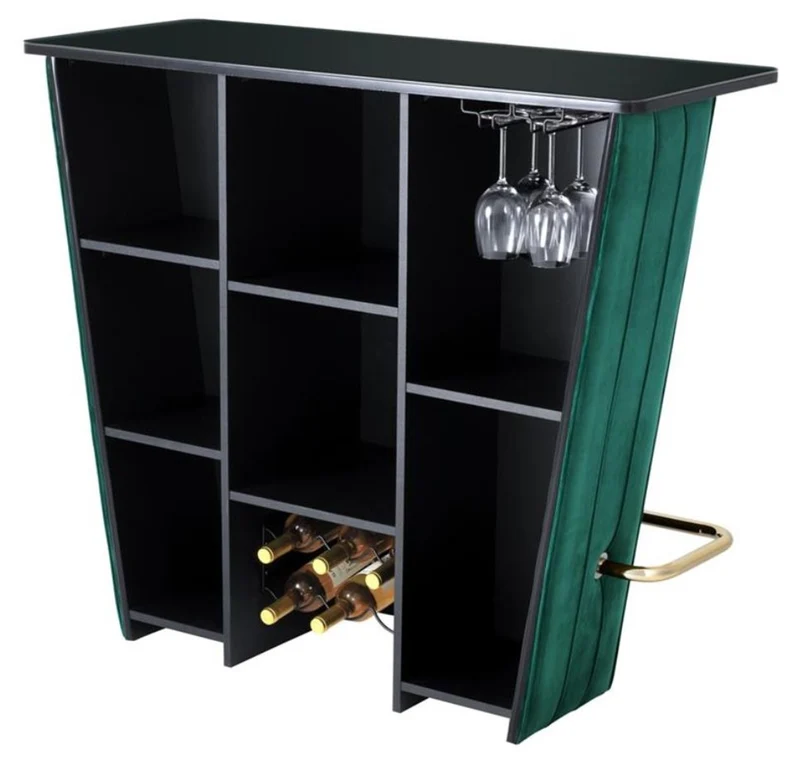Casa Padrino Luxus Barschrank 120 x 48 x H. 104,5 cm - Hotel Möbel