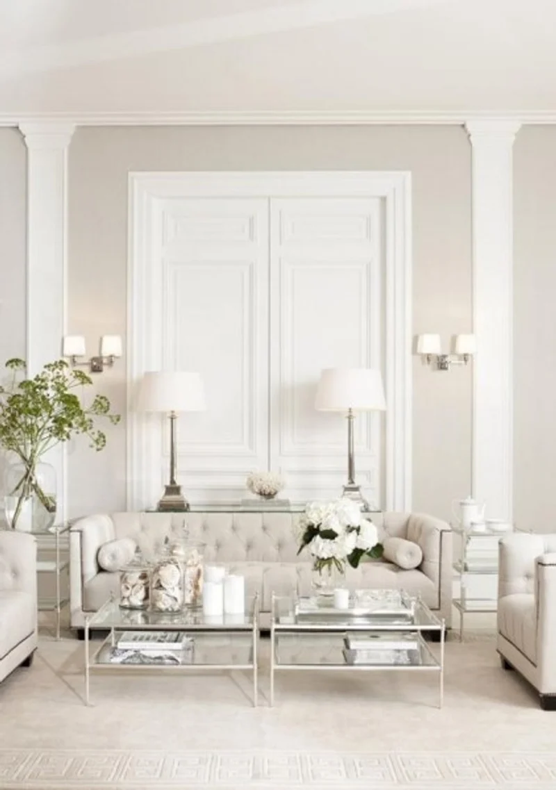 Casa Padrino Luxus Wandleuchte Nickel - Luxus Leuchte