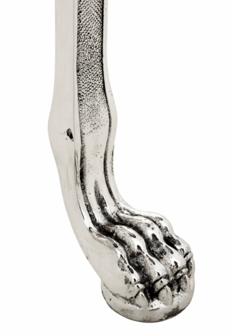 Casa Padrino Luxus Art Deco Designer Beistelltisch - Antik Silber / Schwarzes Glas - 63 x 63 x H. 55 cm