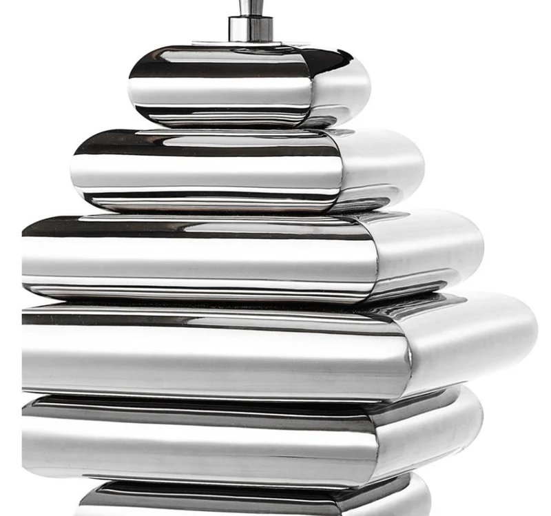 Casa Padrino Designer Tischleuchte 24,5 x 35 x H. 62 cm - Luxus Qualität