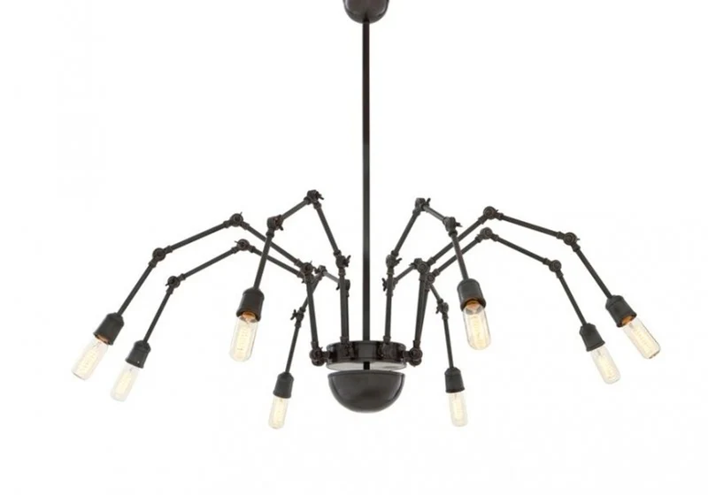 Casa Padrino Luxus Hängeleuchte Bronze - Massive Messing Leuchte Ø 120 x H 70 cm