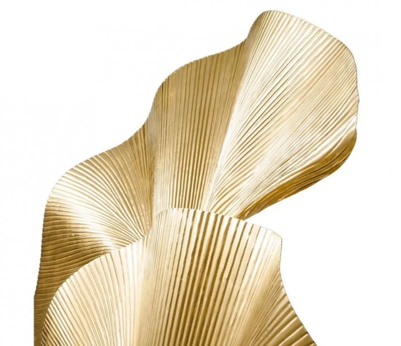 Casa Padrino Luxus Messing Tischleuchte, edle Tischlampe in poliertem Messing, Durchmesser 67 x H 91 cm