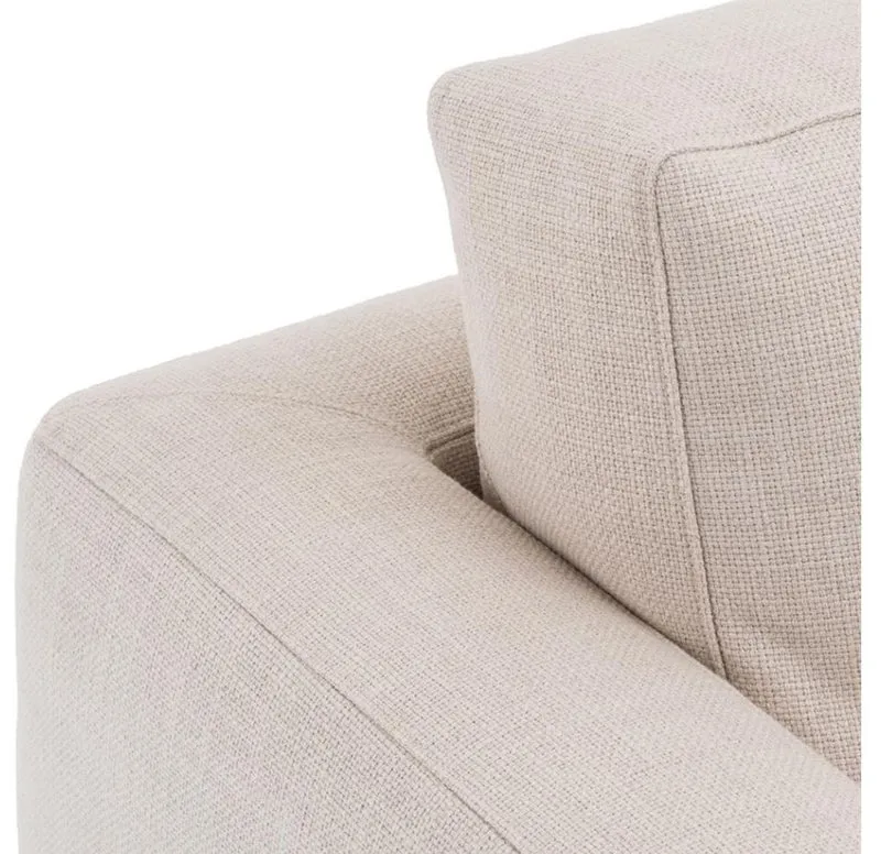 Casa Padrino Sessel Naturfarbig 96 x 103 x H. 86 cm - Luxus Qualität